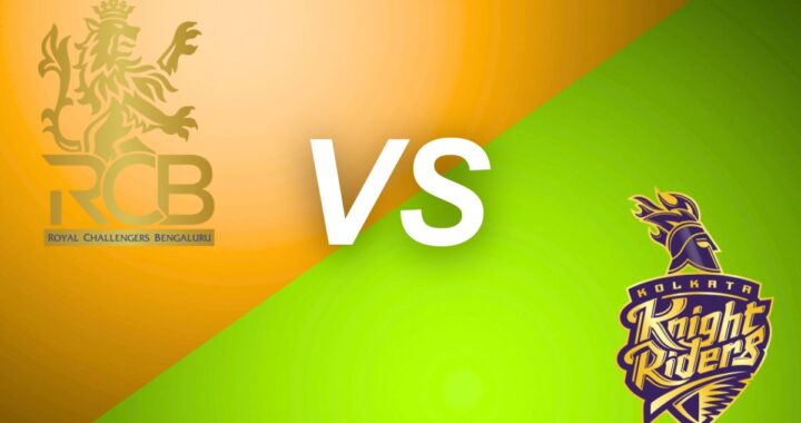royal challengers bengaluru vs kolkata knight riders timeline
