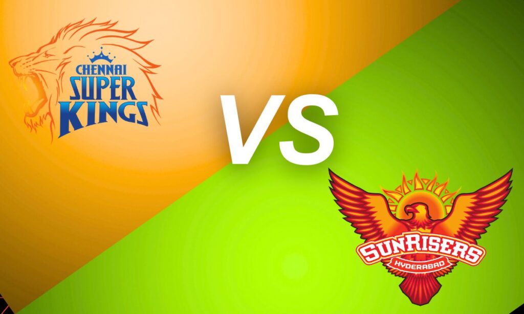 chennai super kings vs sunrisers hyderabad timeline