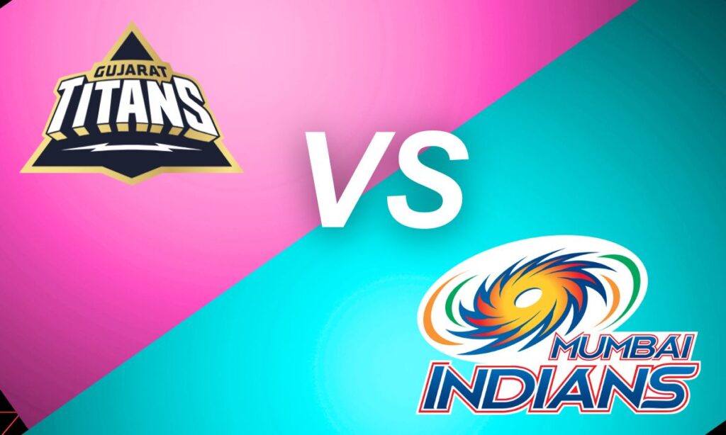 gujarat titans vs mumbai indians timeline