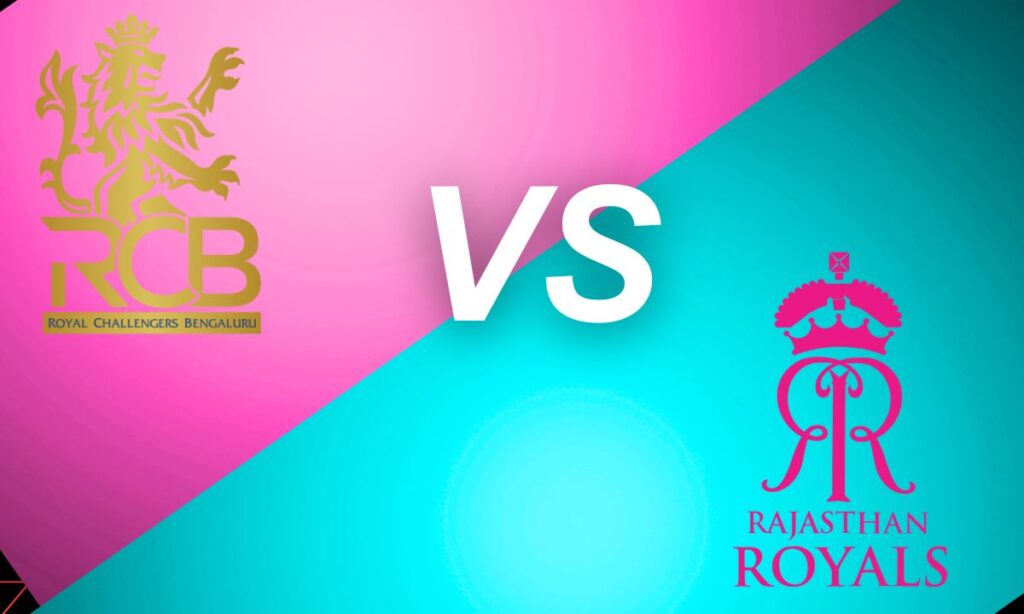 royal challengers bengaluru vs rajasthan royals timeline