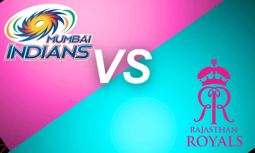 mumbai indians vs rajasthan royals timeline