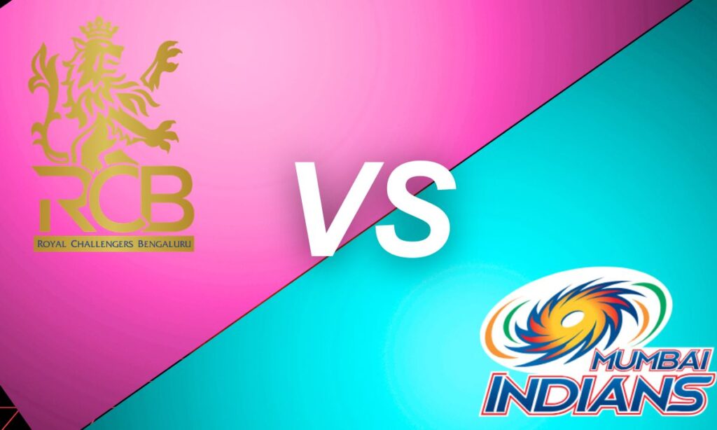 royal challengers bengaluru vs mumbai indians timeline