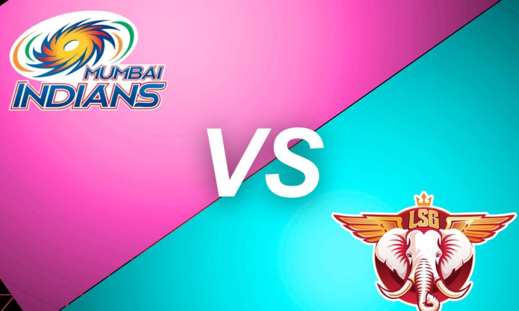 mumbai indians vs lucknow super giants timeline
