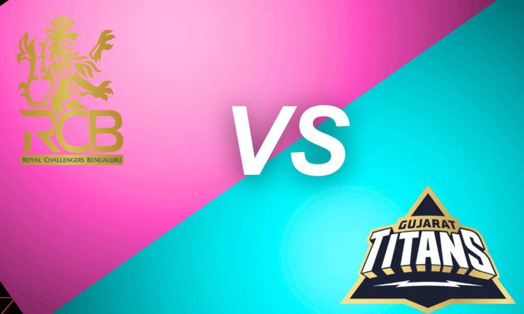 royal challengers bengaluru vs gujarat titans timeline