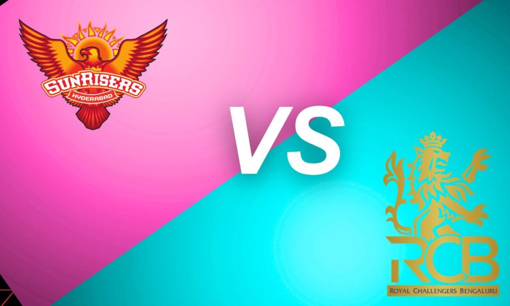 sunrisers hyderabad vs royal challengers bengaluru timeline