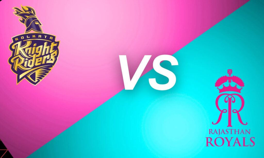 kolkata knight riders vs rajasthan royals timeline