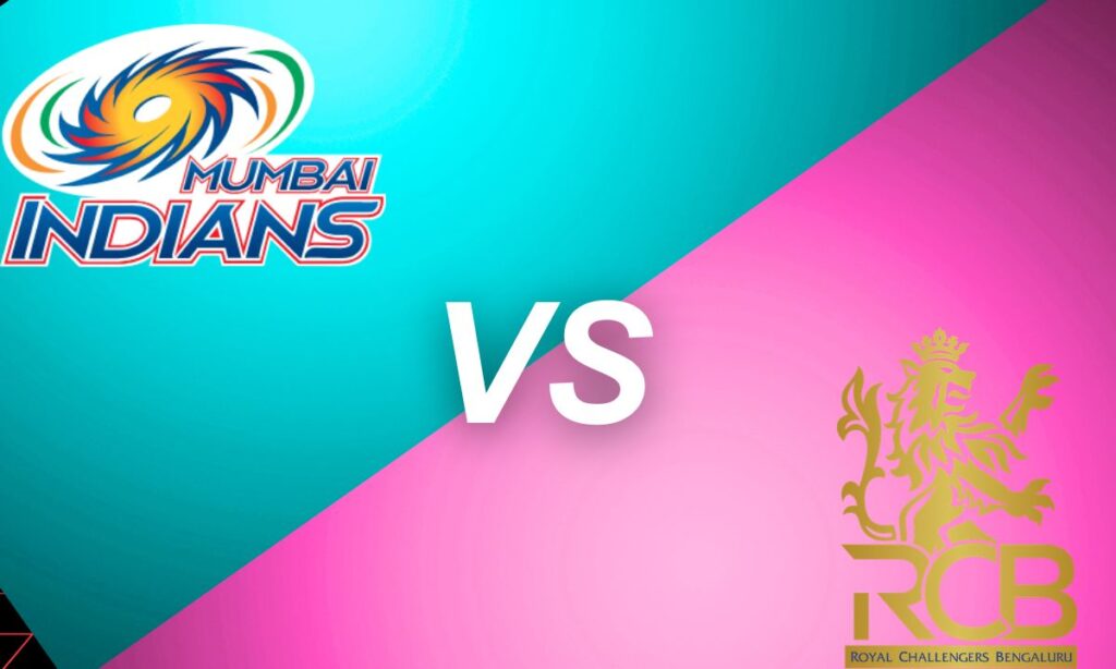 mumbai indians vs royal challengers bengaluru timeline