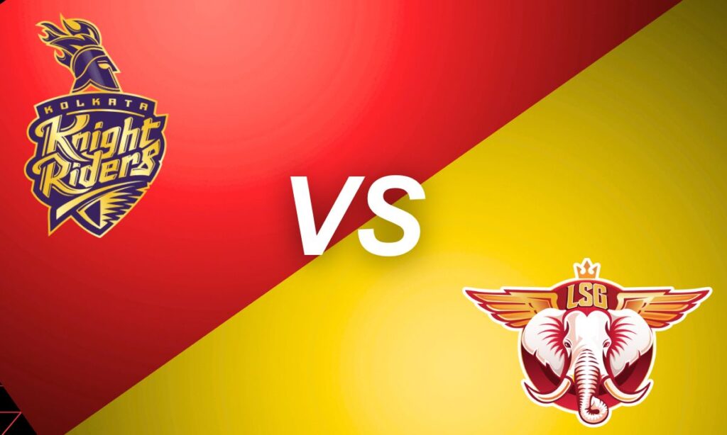 kolkata knight riders vs lucknow super giants timeline