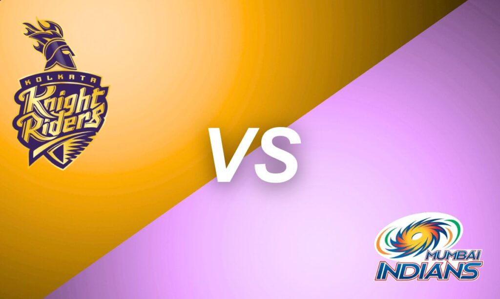 kolkata knight riders vs mumbai indians match scorecard
