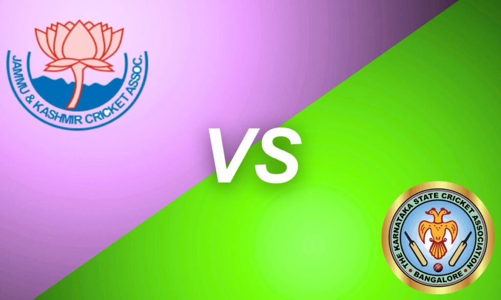 jammu and kashmir cricket team vs karnataka cricket team match scorecard