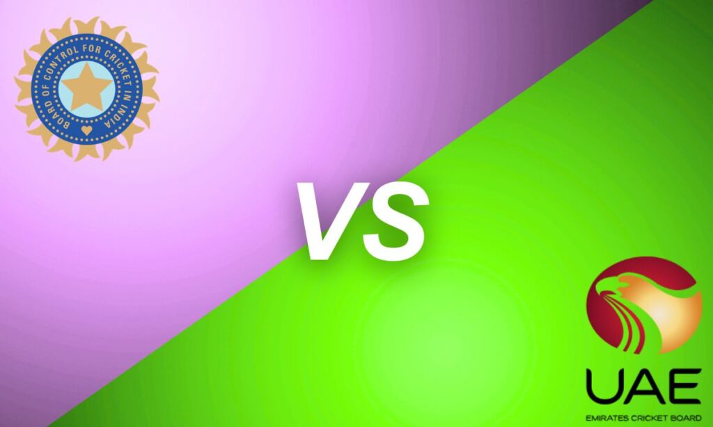 india a cricket team vs united arab emirates national cricket team match scorecard