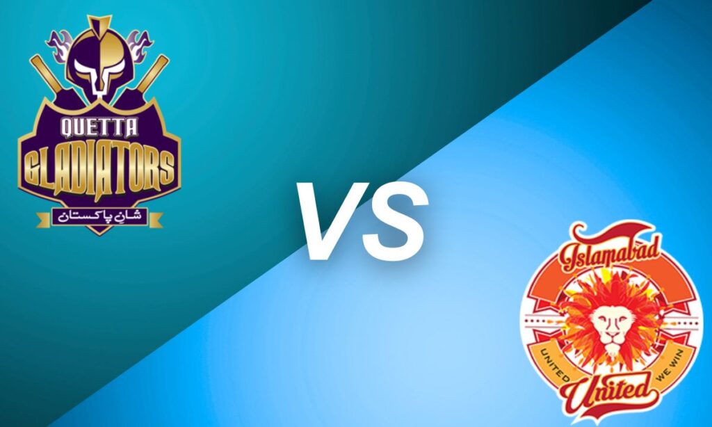 quetta gladiators vs islamabad united match scorecard